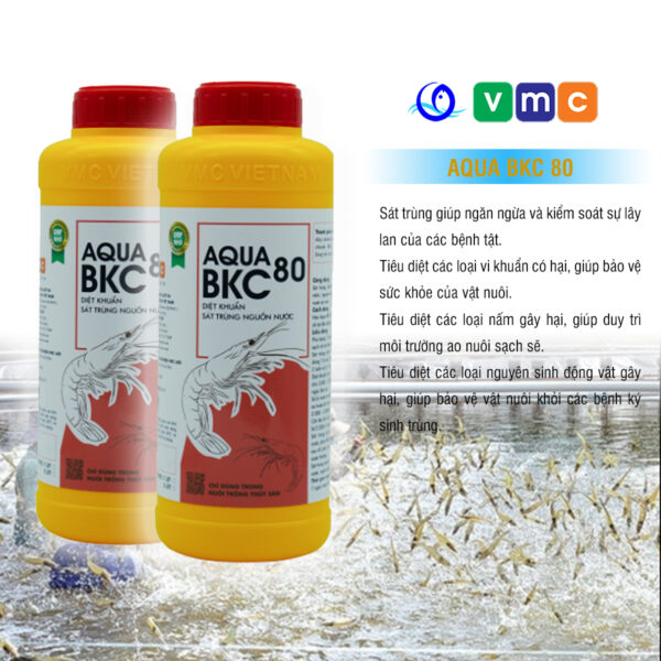 AQUA BKC 80 - Diệt nấm, sát trùng ao nuôi