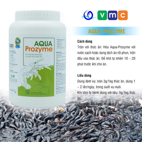 AQUA PROZYME - Hỗ trợ tiêu hóa, kích thích tôm ăn nhiều