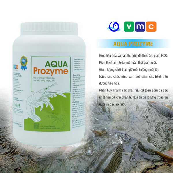 AQUA PROZYME - Hỗ trợ tiêu hóa, kích thích tôm ăn nhiều