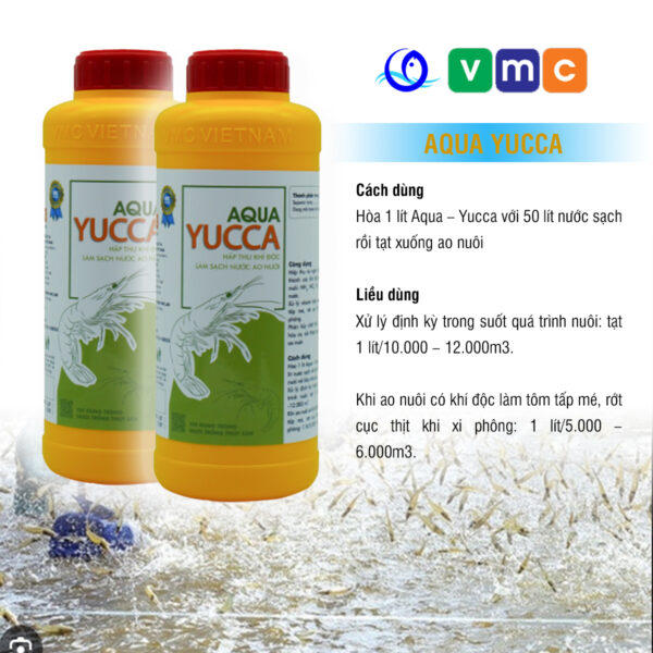 AQUA YUCCA - Hấp thụ khí độc, làm sạch môi trường nuôi