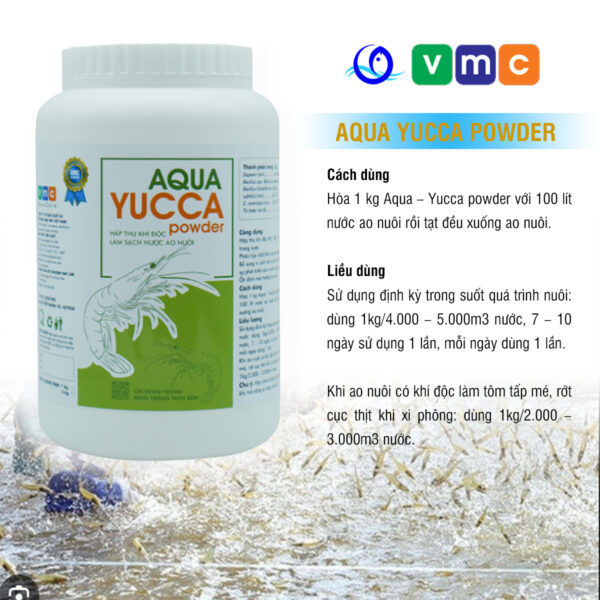 AQUA YUCCA POWDER - Hấp thụ khí độc, làm sạch môi trường nuôi