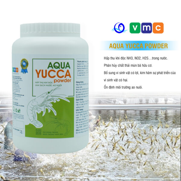 AQUA YUCCA POWDER - Hấp thụ khí độc, làm sạch môi trường nuôi