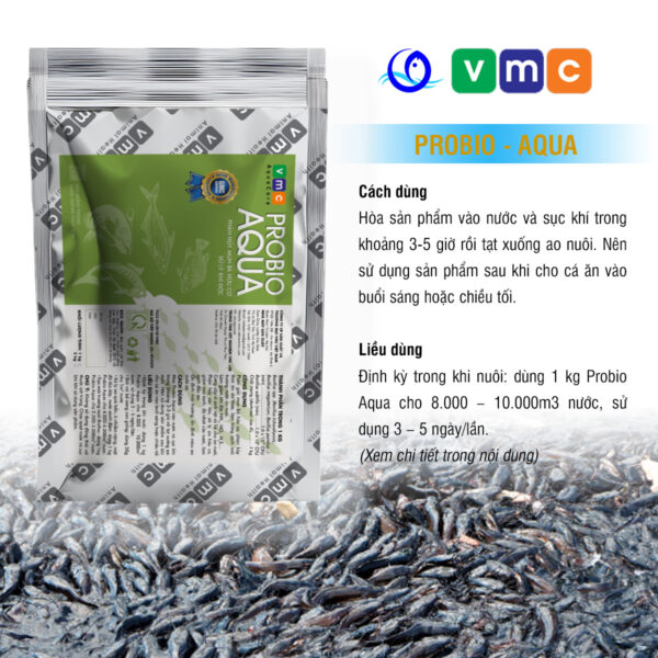 PROBIOA AQUA - Xử lí môi trường nuôi, giảm khí độc ao nuôi