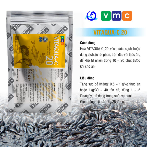 Vitaqua-C 20 giảm stress, kích thích tăng trường